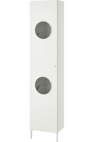 Kirli Çamaşır Dolabı, Beyaz, 40x190 Cm Beyaz