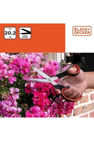 Black&decker Bxgtto7026 Bahçe Makası 20,2 Cm Ergonomik Sap