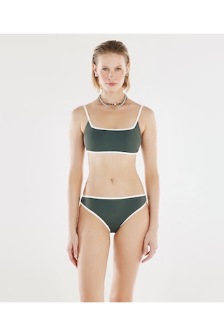Yargıcı Kontrast Detaylı Bikini Üst 25ykbw1011b 007 Haki