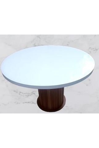 St Anıt Model Parlak Beyaz Lake Ceviz Boya Kayın 100 Cm Kutu Sevk El Yapım 1448bng90165masa