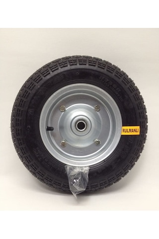 Yaparlar El Arabasi Tekerleği-350-7 Şişme Rulmanli Bilyali Lastik