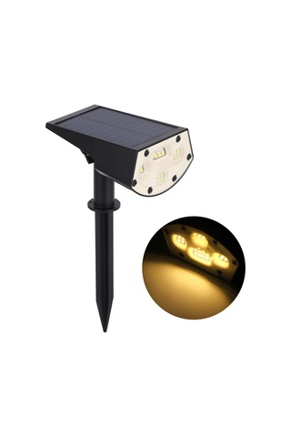 Folinda Güneş Enerjili Bahçe Işığı - Zemin Veya Duvar Montajlı, Ip65 Su Geçirmez, Otomatik Açık/kapalı, 2 Seviye Parlaklık Ayarlı Isıl Işık Hc-cp20