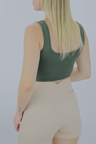 Lukas Micro Parçalı Crop Haki - Lks2022.25-9034752377166 Haki