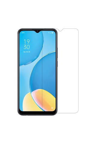 Oppo A15 Kırılmaz Ekran Koruyucu Temperli Cam