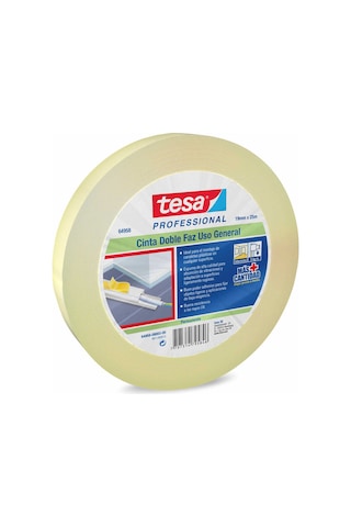 Çift Taraflı Köpük Bant, Genel Amaçlı, 25m X 19mm