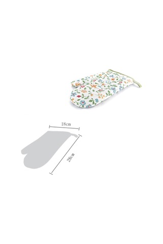 1 Çift Tencere Altlığı Çiçek Desenli Fırın Eldiveni Isı Diğer