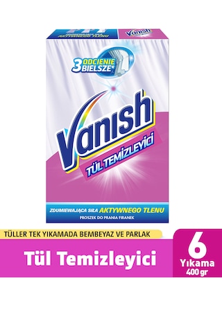 Vanish Tül Toz Deterjan 400 G + Tül Parlatıcı 450 ML