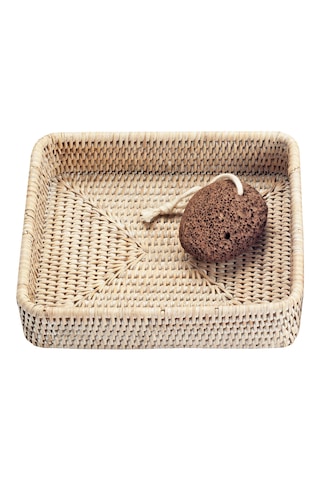 Basket Tepsi, Tezgah Üstü - Beyaz Beyaz