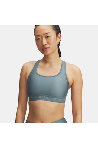 Under Armour Crossback Mid Bra Kadın Bustiyer 1361034-587 Mavi