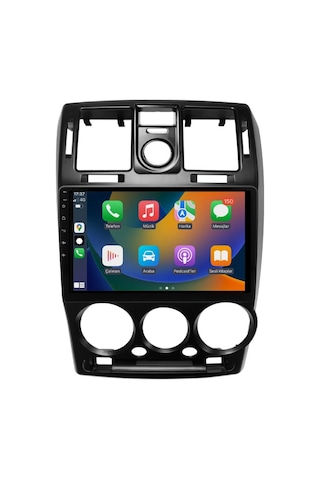 Hyundaı İ10 9"inch Android 14 Multimedya Sistemi 4-64 Navimex 2008-2012 Diğer