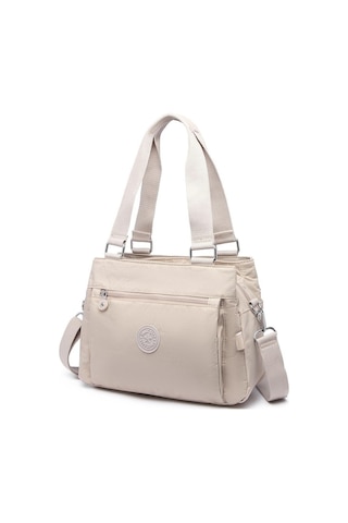 Smart Bags 1125 Krınkle Kumaş Omuz Çantası (Bej) Bej