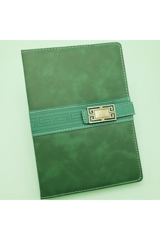 Tarihsiz Ajanda Defter Yeşil Renk Belirtilmemiş