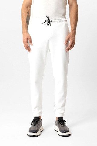 Back And Bond Beyaz Regular Fit Pamuklu Beli Bağlamalı Jogger Pantolon Çok Renkli