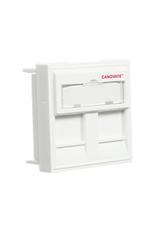 Canovate Duvar Prizi 45X45Mm Fildişi Renkli Faceplate 25 Adet