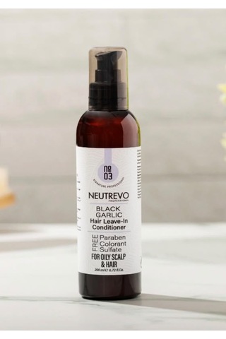 Neutrevo Professional No:3 Black Garlic Serisi Dengeleyeci Ve Arındırıcı Durulanmayan Saç Bakım Kremi 200 Ml
