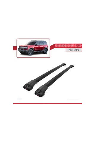 Ford Bronco Sport Cx430 2021 Ve Sonrası İle Uyumlu Ace-1 Ara Atkı Tavan Barı Siyah