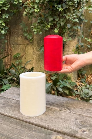 Rufus Concept Silindir 7,5x14cm Silikon Mum Kalıbı Genel