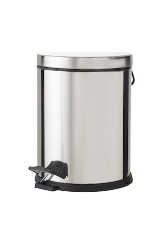 Mudo Home 5lt Pedallı Çöp Kovası Inox Gri