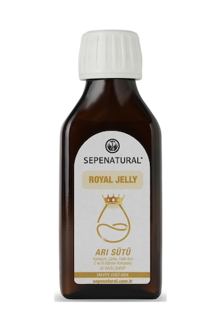 Sepe Natural Arı Sütü Kalsiyum Çinko Folik Asit C ve B Vitamin Kompleks 100 ML