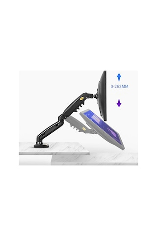 NB F160 Çift Kol Amortisörlü Monitör Tutucu 17-30" LCD LED Monitö