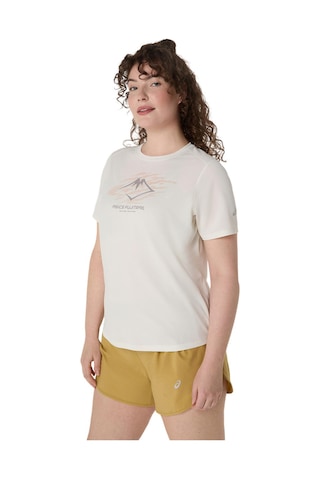 Asics Fujıtraıl Logo Ss Top Kadın Bej Kısa Kollu Tshirt 2012d314-100 Bej