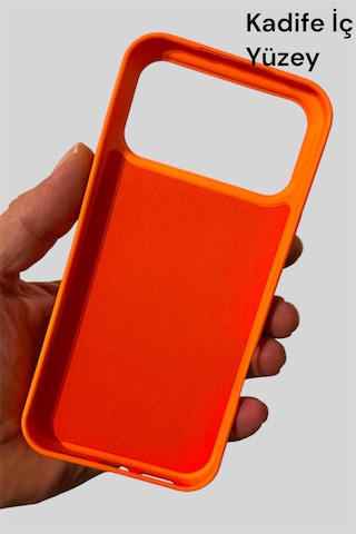 Iphone 17-18 Pro Max Uyumlu Kılıf Logolu Lansman Soft Yumuşak Içi Kadife Silikon Kapak