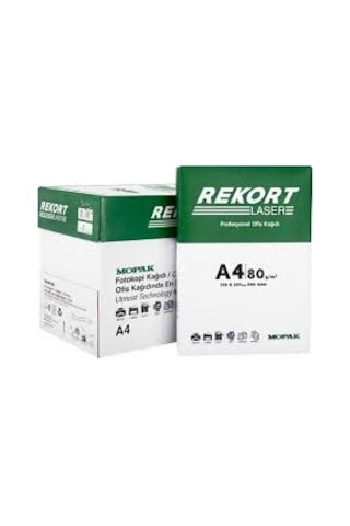 Mopak Rekort Laser A4 Fotokopi Kağıdı 500'Lü