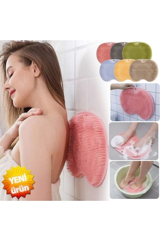 Banyo Duş Masaj Aleti Sırt Ve Ayak Masaj Pedi Silikon Masaj