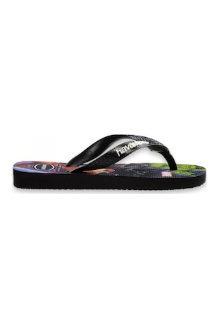 Havaianas 4148300 Kids Top Marvel Ii Parmak Arası Siyah Erkek Çocuk Terlik Siyah