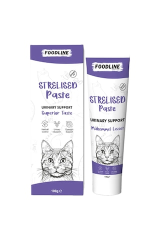 Foodline Kısır Kediler İçin Malt Macun 100 Gr Tüy Yumağı Önleyici