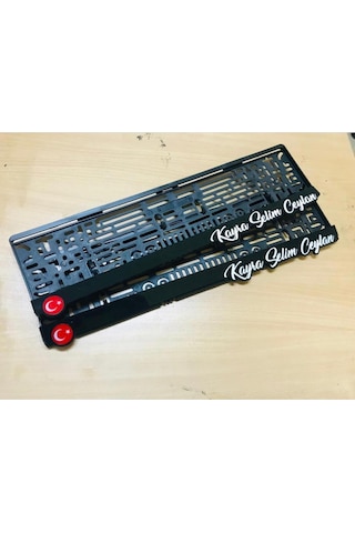 Appcity Araciniza Özel Isimli Lazer Kesim Plakalik (3D Çıkıntılı) 325499135