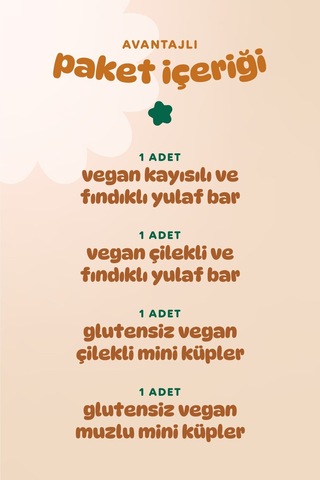 Hummorganic Organik Vegan Meyveli Küp & Yulaf Bar Atıştırmalık Paketi - 4 adet (4 çeşit)