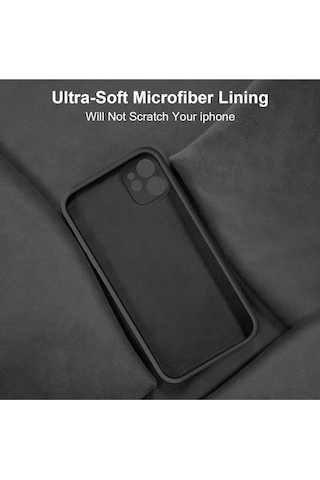 Teknomoda Apple Uyumlu iPhone 15 Kılıf Kamera Korumalı İçi Süet Dokulu Lansman Tipi Silikon