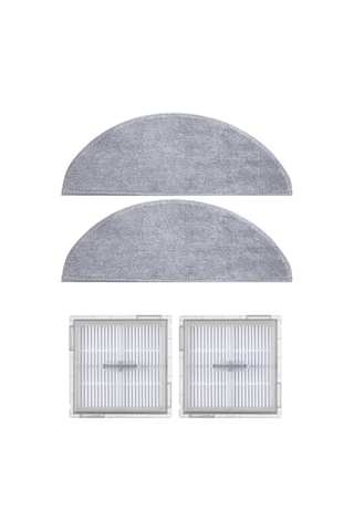 Roborock Q8 Max Pro 2025 Model Uyumlu Mop Ve Hepa Filtre-4 Parça