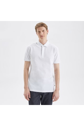 Nautica Nautıca Erkek Beyaz Slım Fıt Kısa Kollu Polo K35062T 1Bw Beyaz