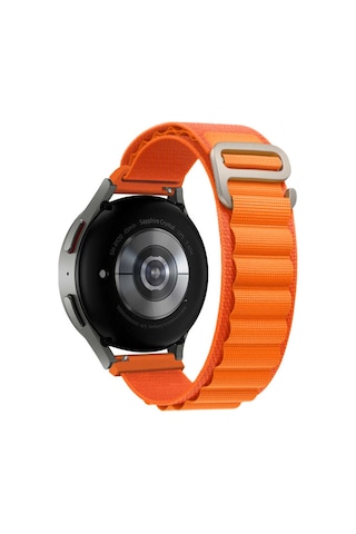 Galaxy Watch 42mm Uyumlu Krd-74 20mm Hasır Zore Kordon-siyah