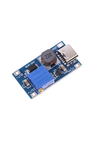 Mt3608 Type C Usb 28v 2a Dc Boost Modül Ayarlanabilir Voltaj Yükseltici Güç Kaynağı Step Up Dc Çevir
