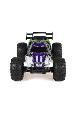 40 Cm Dev Boy 4x4 Uzaktan Kumandalı Araba 1:16 Ölçek Şarjlı Off-road Arazi Aracı Mor Yeşil