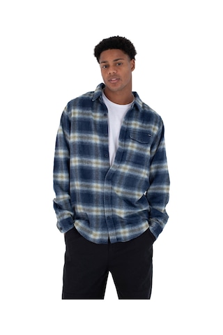 Hurley Hurley Portland Heavyweight Flannel Erkek Mavi Sweatshirt 6721 Lacivert