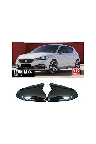 Seat Leon Mk4 Batman Yarasa Ayna Kapağı Piona Black Abs 2021 2022 2023 2024 2025