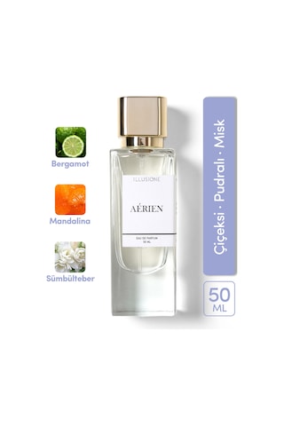 Aérien Edp Kadın Parfüm 50ml Çiçeksi-pudralı-misk Melek Otu, Sümbülteber, Amber, Vanilya