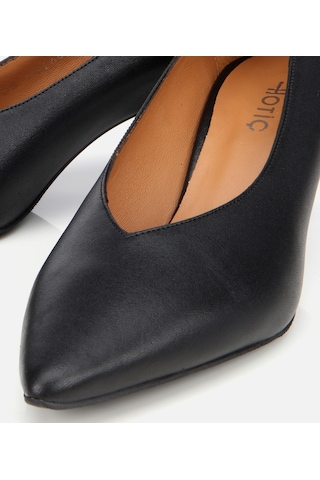 Hotiç Kadın Deri Siyah İnce Topuklu Stiletto 01ayh312590a100 Siyah
