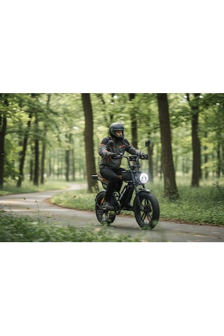 Ape Ryder Genon Ultra Elektrikli Bisiklet Ayna Ve Çanta Hediyeli Siyah