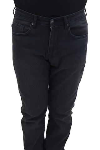 Hacker Jeans Hacker Dmctekstil Erkek 1010 Yüksek Bel Normal Kesim Boru Paça Jean Pantolon Lacivert