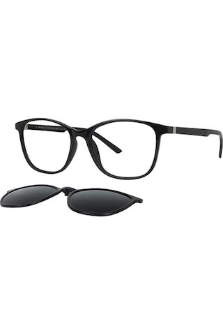 Target Tk308 C0101 51ekt Unisex Polarize Klipsli Mavi Işık Korumalı Ekran Gözlüğü Siyah