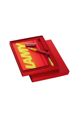 Lamy Al-Star Dolma Kalem Defter Seti Glossy Red
