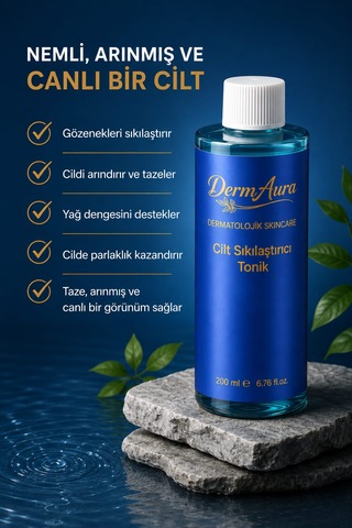 Dermaura Niacinamide & Hyaluronik Asit İçerikli Sıkılaştırıcı Tonik 200 ML