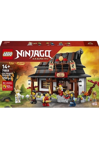 LEGO® NINJAGO® Dört Silah Demircisi 15. Yıl Dönümü 71858 - 14 Yaş ve Üzeri için 6 Minifigür İçeren Oyuncak Yapım Seti (1259 Parça)