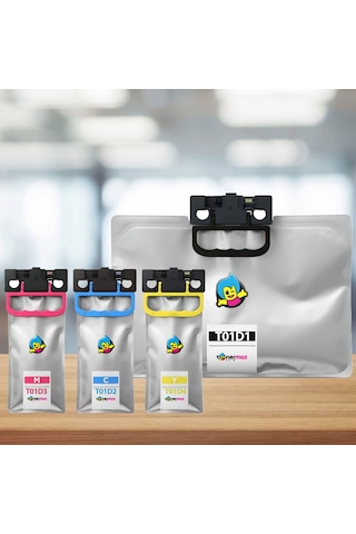 Epson Workforce Pro Wf-c529r Dtw Uyumlu Kartuş - Yüksek Kapasiteli Uyumlu Kartuş Set