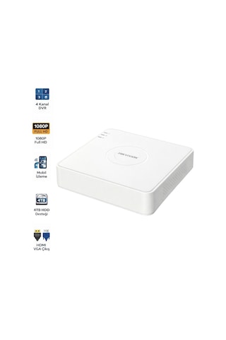 Ds-7104hghı-m1 4 Kanal Turbo Hd Dvr 4tb Disk Destekli